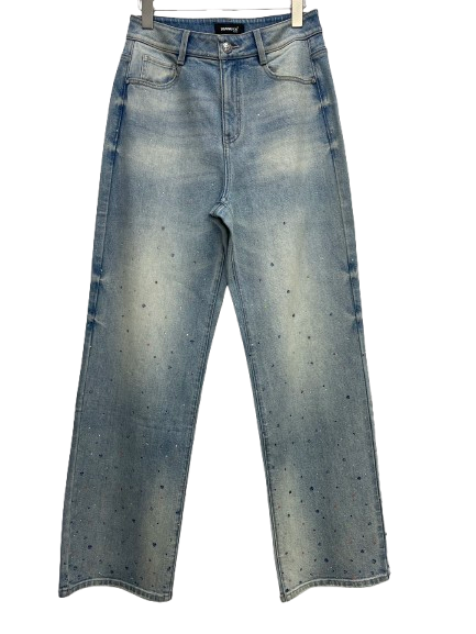 Women's Straight Fit with Rhinestone