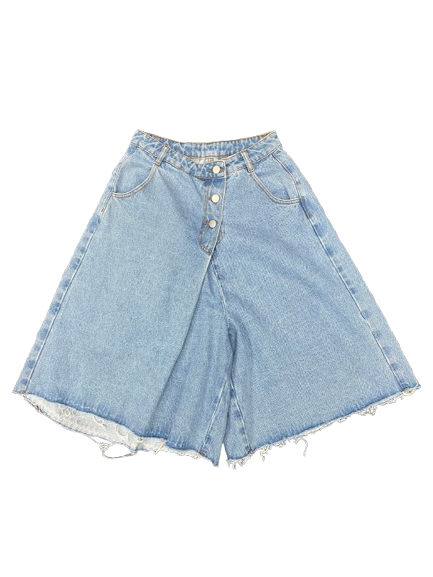 Women's Stone Acid Bleach Short